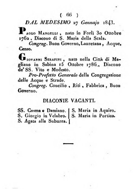 Notizie per l'anno ... secondo il martirologio romano..