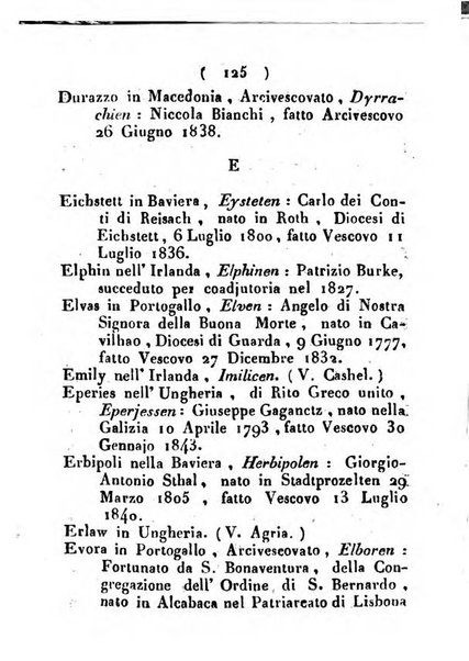 Notizie per l'anno ... secondo il martirologio romano..