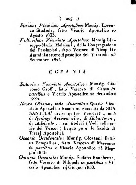 Notizie per l'anno ... secondo il martirologio romano..