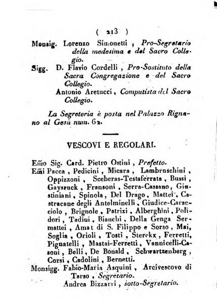 Notizie per l'anno ... secondo il martirologio romano..