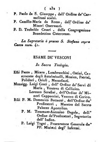 Notizie per l'anno ... secondo il martirologio romano..