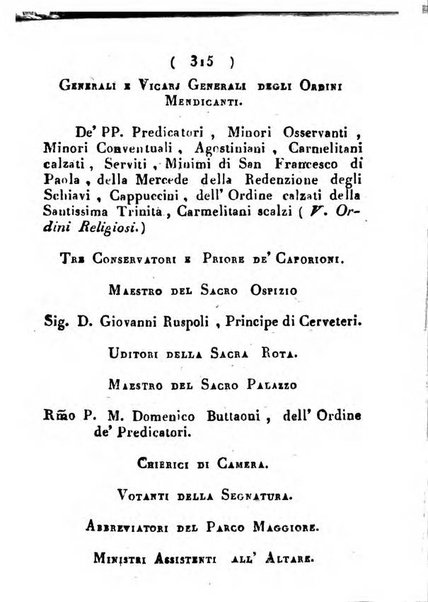 Notizie per l'anno ... secondo il martirologio romano..