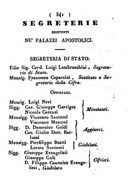 Notizie per l'anno ... secondo il martirologio romano..