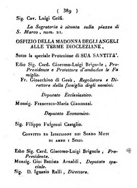 Notizie per l'anno ... secondo il martirologio romano..