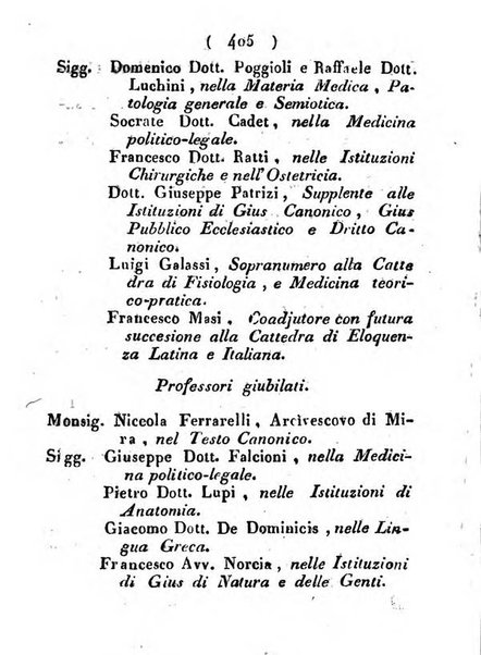 Notizie per l'anno ... secondo il martirologio romano..