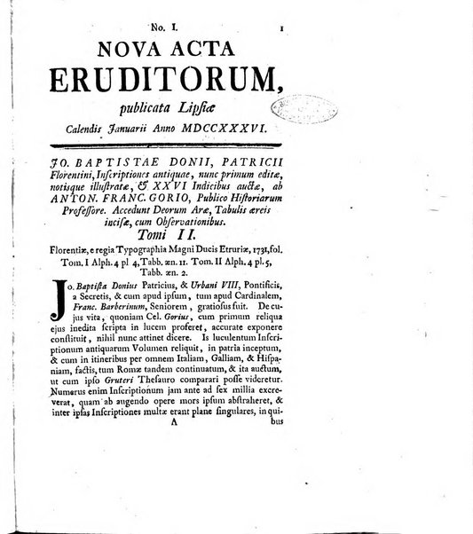 Nova acta eruditorum