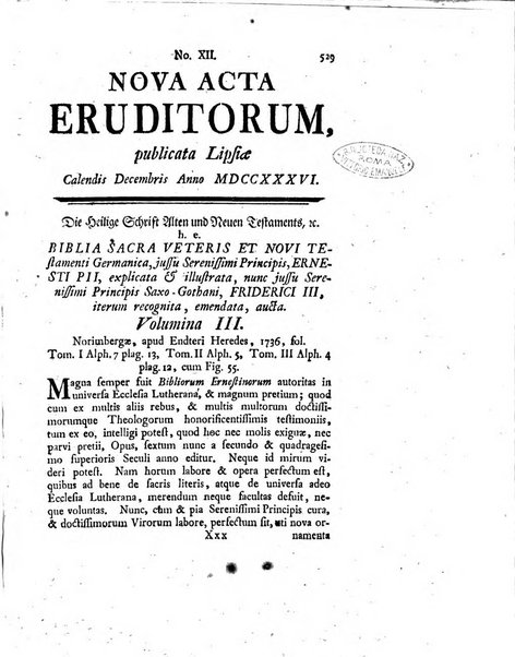 Nova acta eruditorum