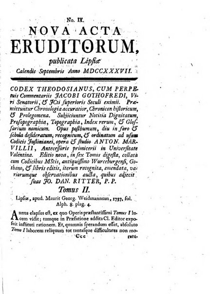 Nova acta eruditorum