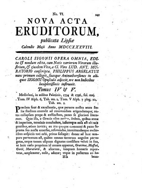 Nova acta eruditorum