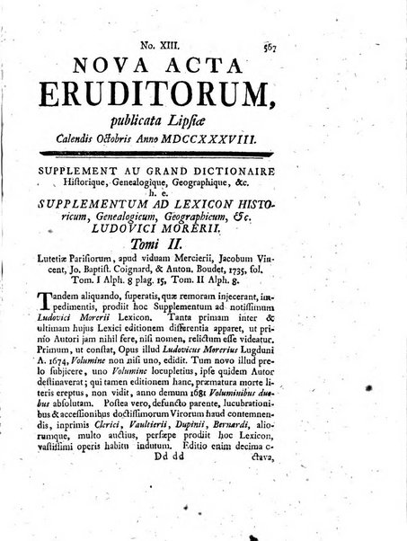 Nova acta eruditorum