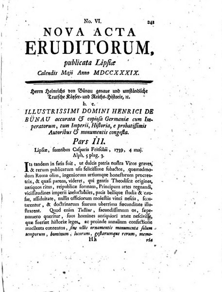 Nova acta eruditorum