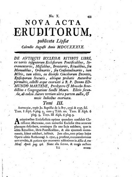 Nova acta eruditorum