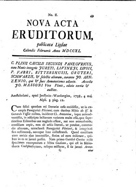 Nova acta eruditorum