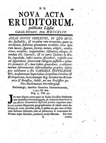 Nova acta eruditorum