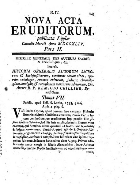 Nova acta eruditorum