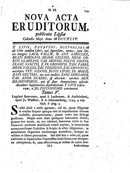 Nova acta eruditorum