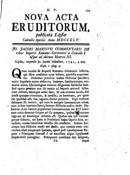 Nova acta eruditorum