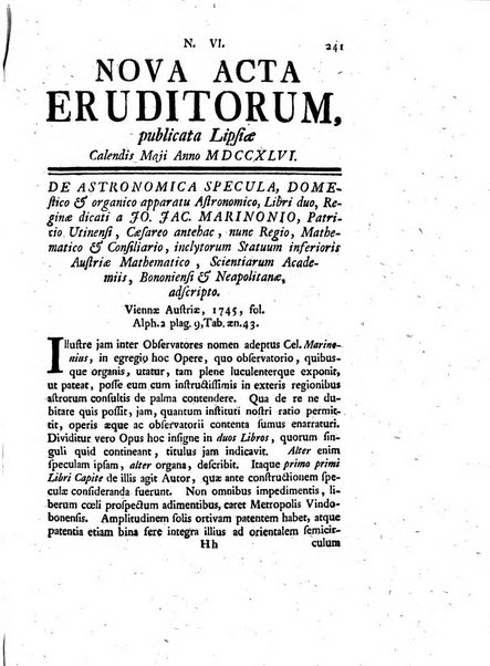 Nova acta eruditorum