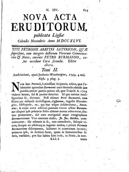 Nova acta eruditorum