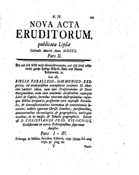 Nova acta eruditorum