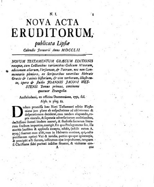 Nova acta eruditorum