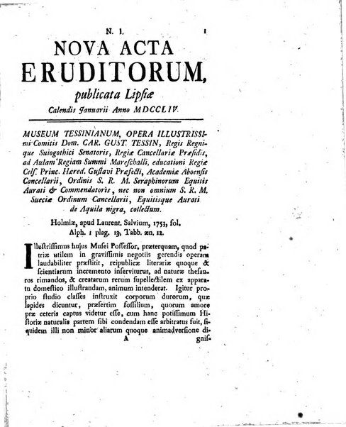 Nova acta eruditorum