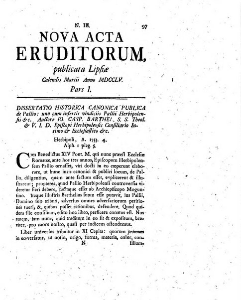 Nova acta eruditorum