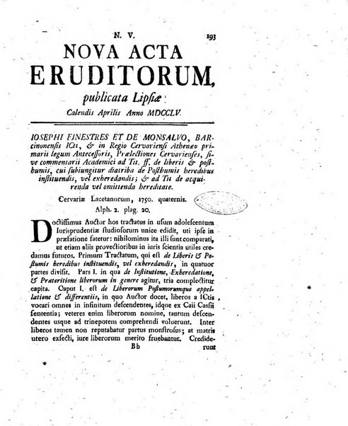 Nova acta eruditorum