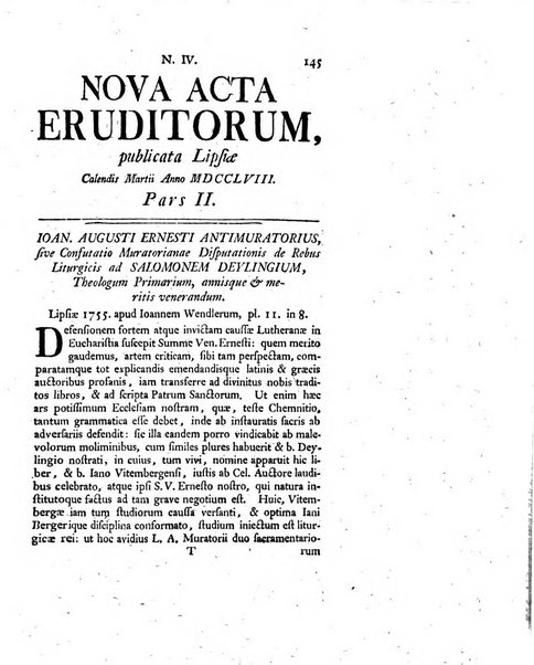 Nova acta eruditorum