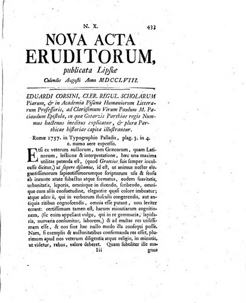 Nova acta eruditorum