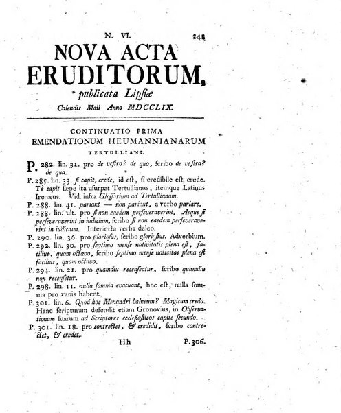 Nova acta eruditorum