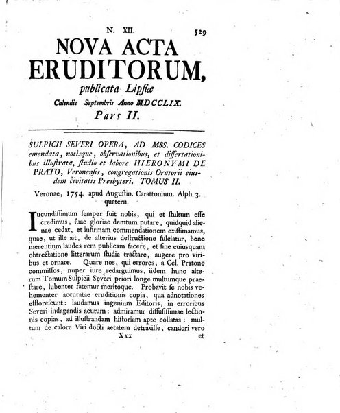 Nova acta eruditorum