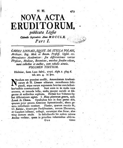 Nova acta eruditorum