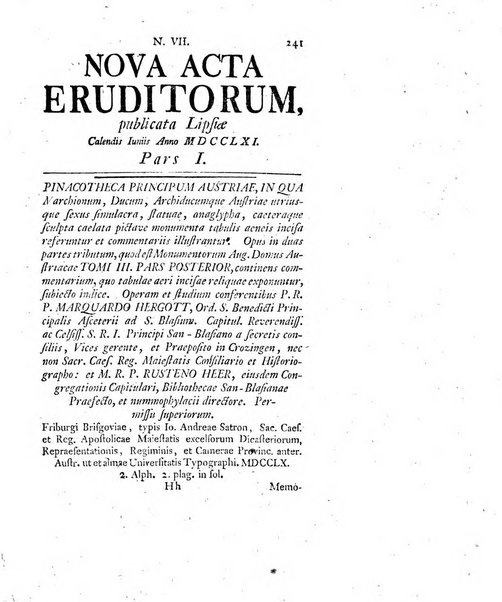 Nova acta eruditorum