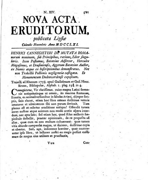 Nova acta eruditorum