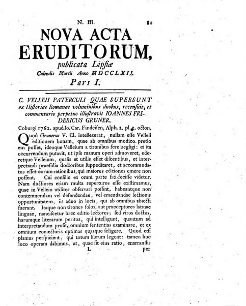 Nova acta eruditorum