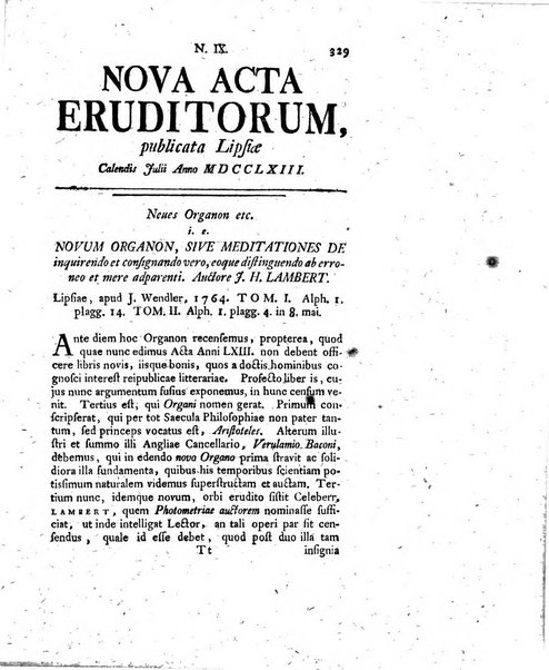 Nova acta eruditorum