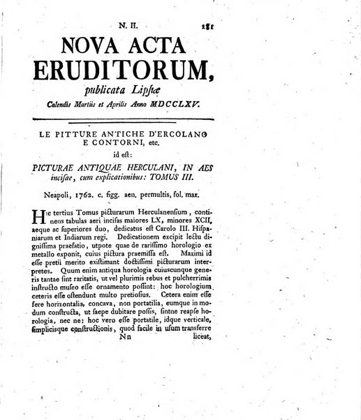 Nova acta eruditorum