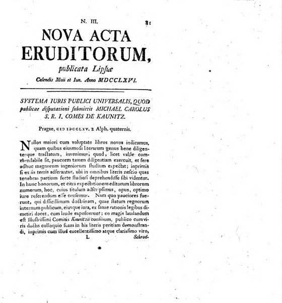 Nova acta eruditorum