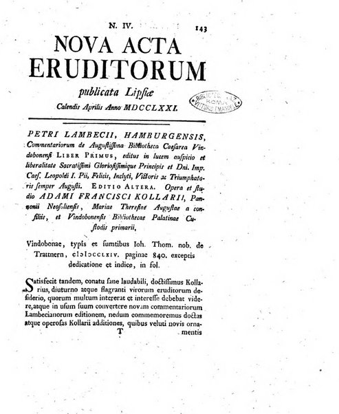 Nova acta eruditorum