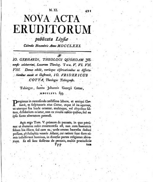 Nova acta eruditorum