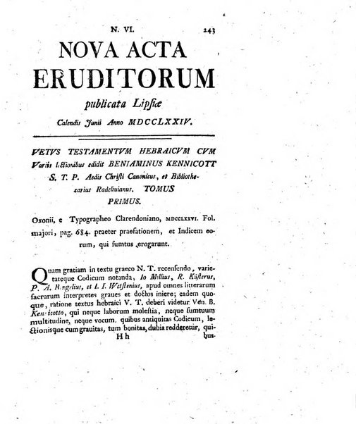 Nova acta eruditorum