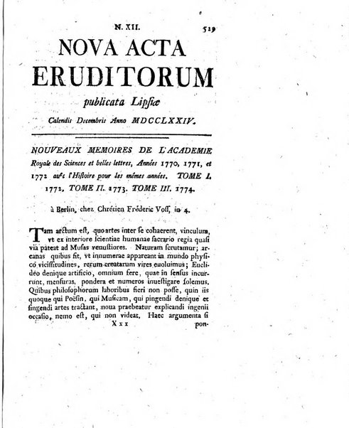 Nova acta eruditorum