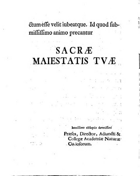 Nova acta physico-medica Academiae caesareae lepoldino-carolinae naturae curiosorum exhibentia ephemerides sive observationes historias et experimenta a celeberrimis Germaniae et exterarum regionum viris habita et communicata..