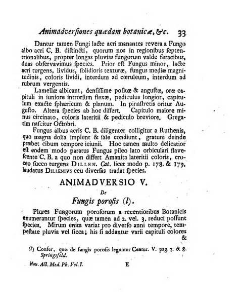 Nova acta physico-medica Academiae caesareae lepoldino-carolinae naturae curiosorum exhibentia ephemerides sive observationes historias et experimenta a celeberrimis Germaniae et exterarum regionum viris habita et communicata..