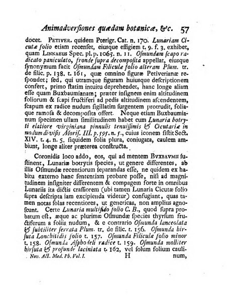 Nova acta physico-medica Academiae caesareae lepoldino-carolinae naturae curiosorum exhibentia ephemerides sive observationes historias et experimenta a celeberrimis Germaniae et exterarum regionum viris habita et communicata..