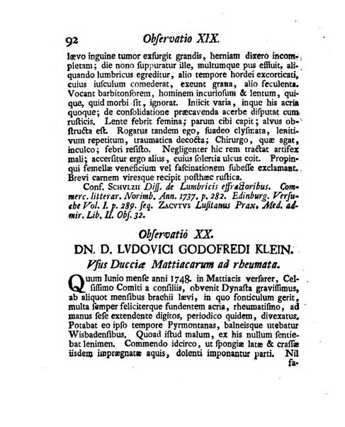 Nova acta physico-medica Academiae caesareae lepoldino-carolinae naturae curiosorum exhibentia ephemerides sive observationes historias et experimenta a celeberrimis Germaniae et exterarum regionum viris habita et communicata..