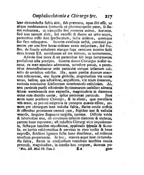 Nova acta physico-medica Academiae caesareae lepoldino-carolinae naturae curiosorum exhibentia ephemerides sive observationes historias et experimenta a celeberrimis Germaniae et exterarum regionum viris habita et communicata..