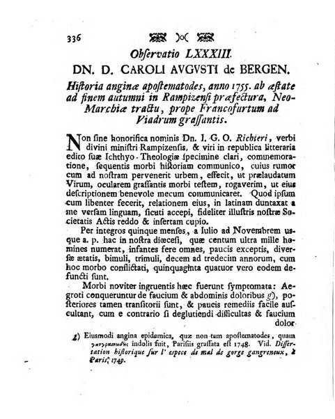 Nova acta physico-medica Academiae caesareae lepoldino-carolinae naturae curiosorum exhibentia ephemerides sive observationes historias et experimenta a celeberrimis Germaniae et exterarum regionum viris habita et communicata..