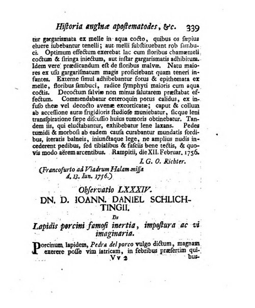 Nova acta physico-medica Academiae caesareae lepoldino-carolinae naturae curiosorum exhibentia ephemerides sive observationes historias et experimenta a celeberrimis Germaniae et exterarum regionum viris habita et communicata..